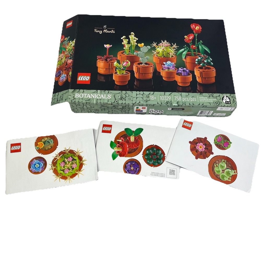 LEGO Botanicals: Tiny Plants (10329) Box And Manuals Only No Pieces No Pieces‎